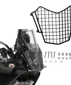 Protector de rejilla de faro para motocicleta LANQIAN para