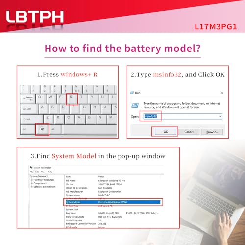 Batería de Repuesto LBTECH L17M3PG1 L17C3PG2 L17S3PG1 para - Imagen 6