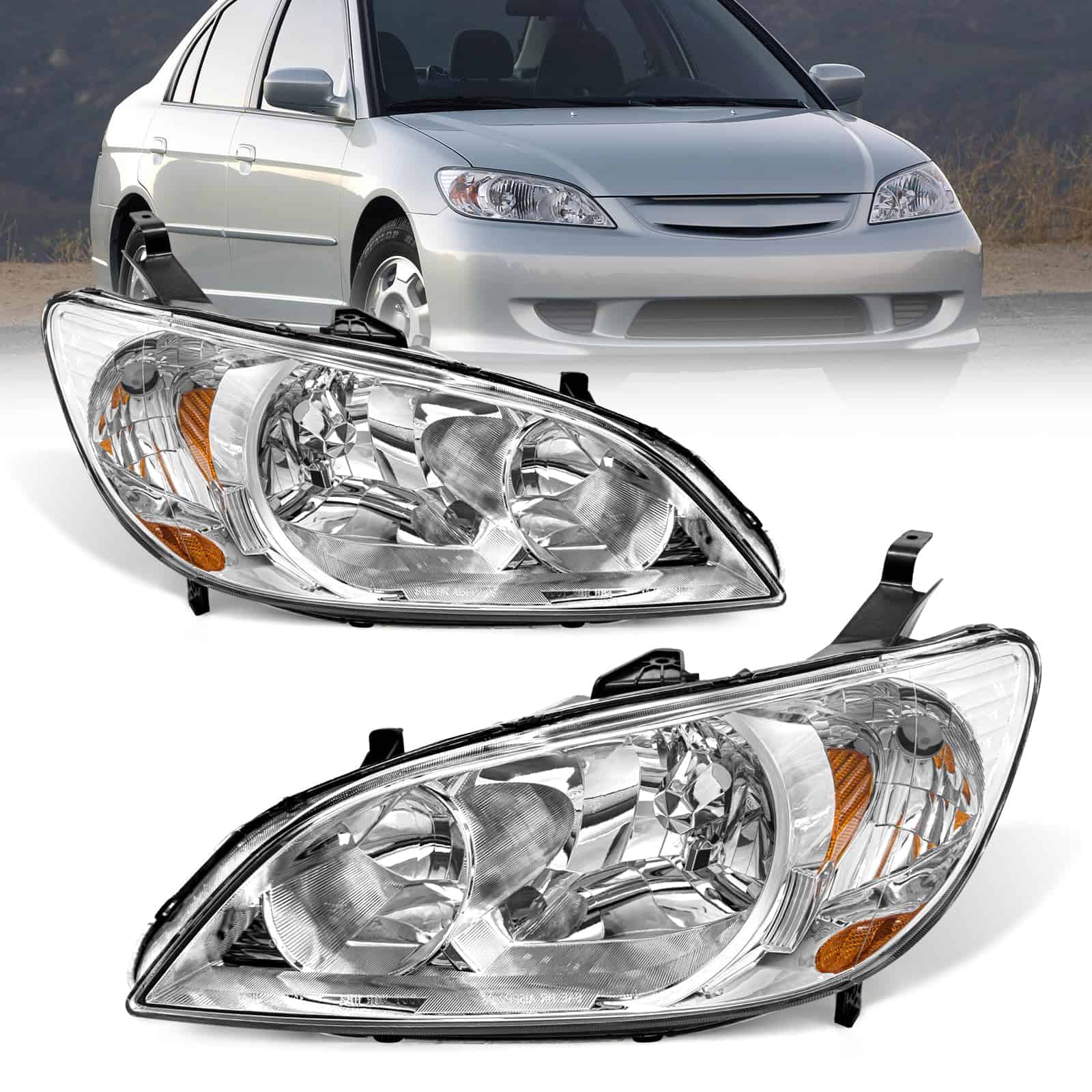 Conjunto de Faros Delanteros Compatible con 04 05 2004 2005