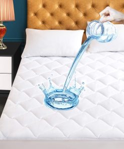 Protector de colchón acolchado ajustado tamaño King,