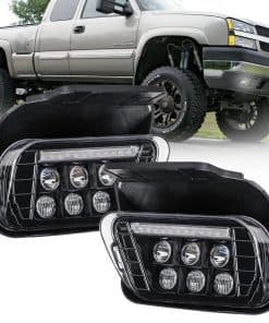 DRFG Luces de Niebla LED con DRL Compatible para Chevy