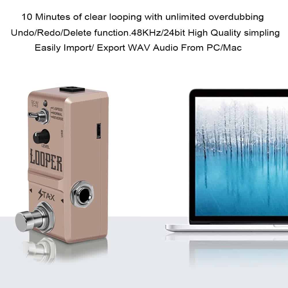 Pedal de Loop Stax Looper Pedal de Efectos para Guitarra - Imagen 5