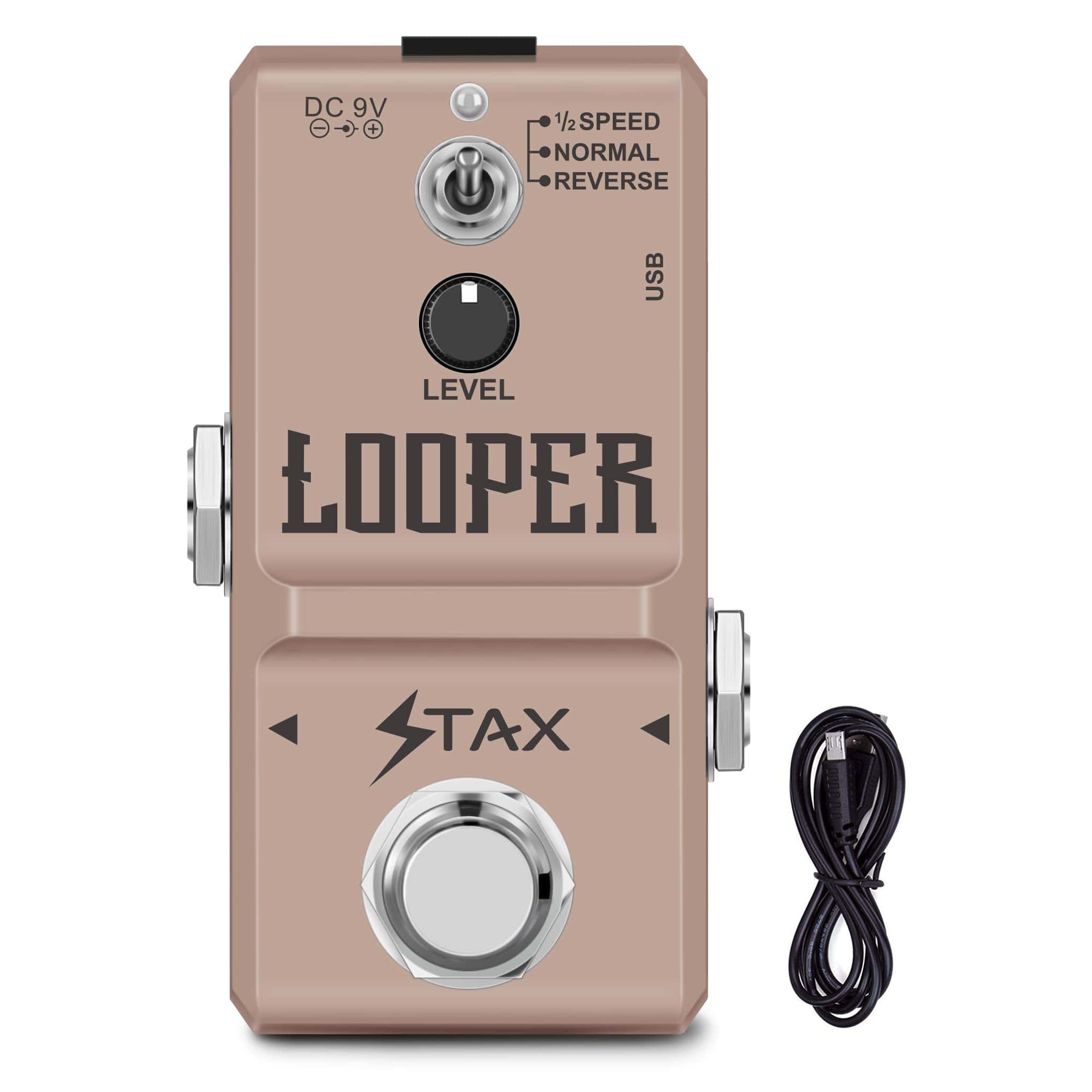 Pedal de Loop Stax Looper Pedal de Efectos para Guitarra