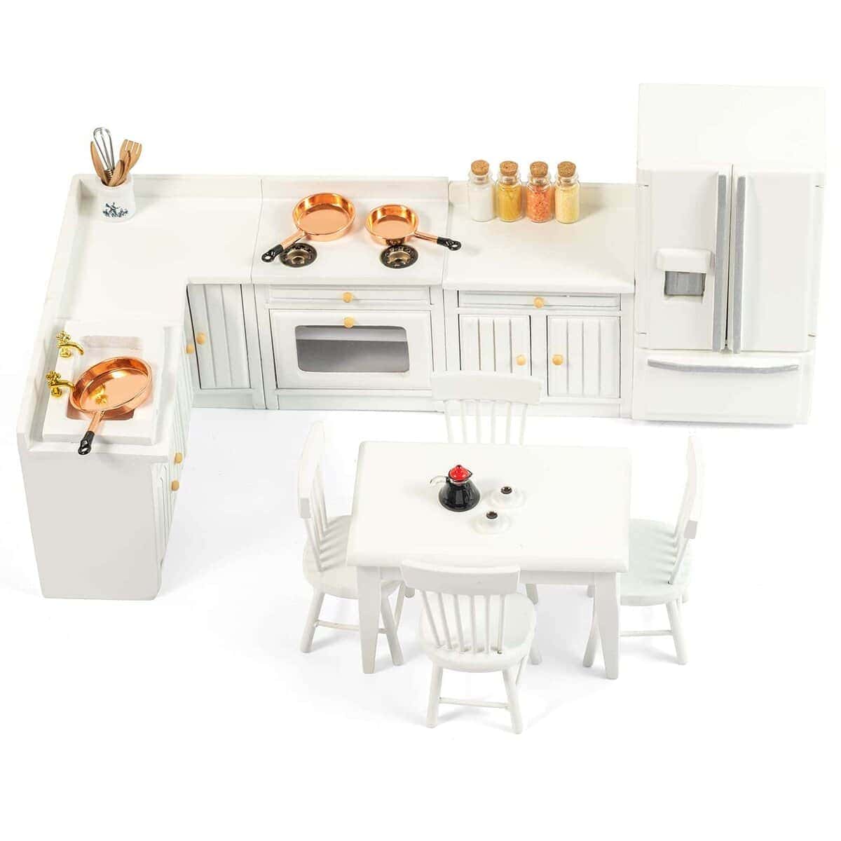 Conjunto de Muebles de Casa de Muñecas SAMCAMI - Muebles de