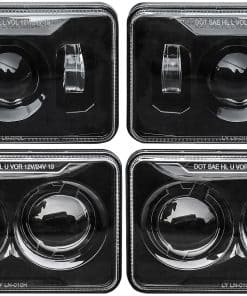 Faros LED 4x6 Pulgadas 60W [Aprobados por DOT] Compatible