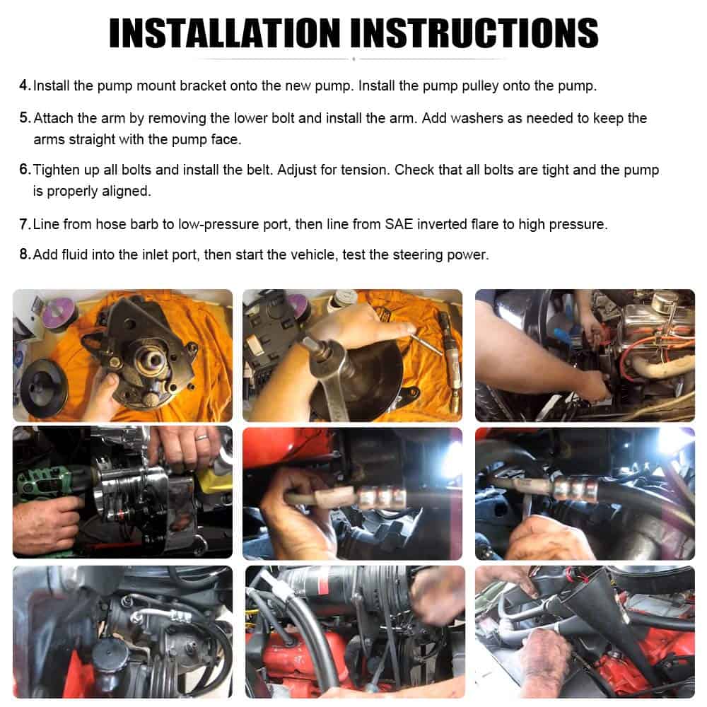 Bomba de dirección asistida PTNHZ Saginaw P Series 5/8" Eje - Imagen 7