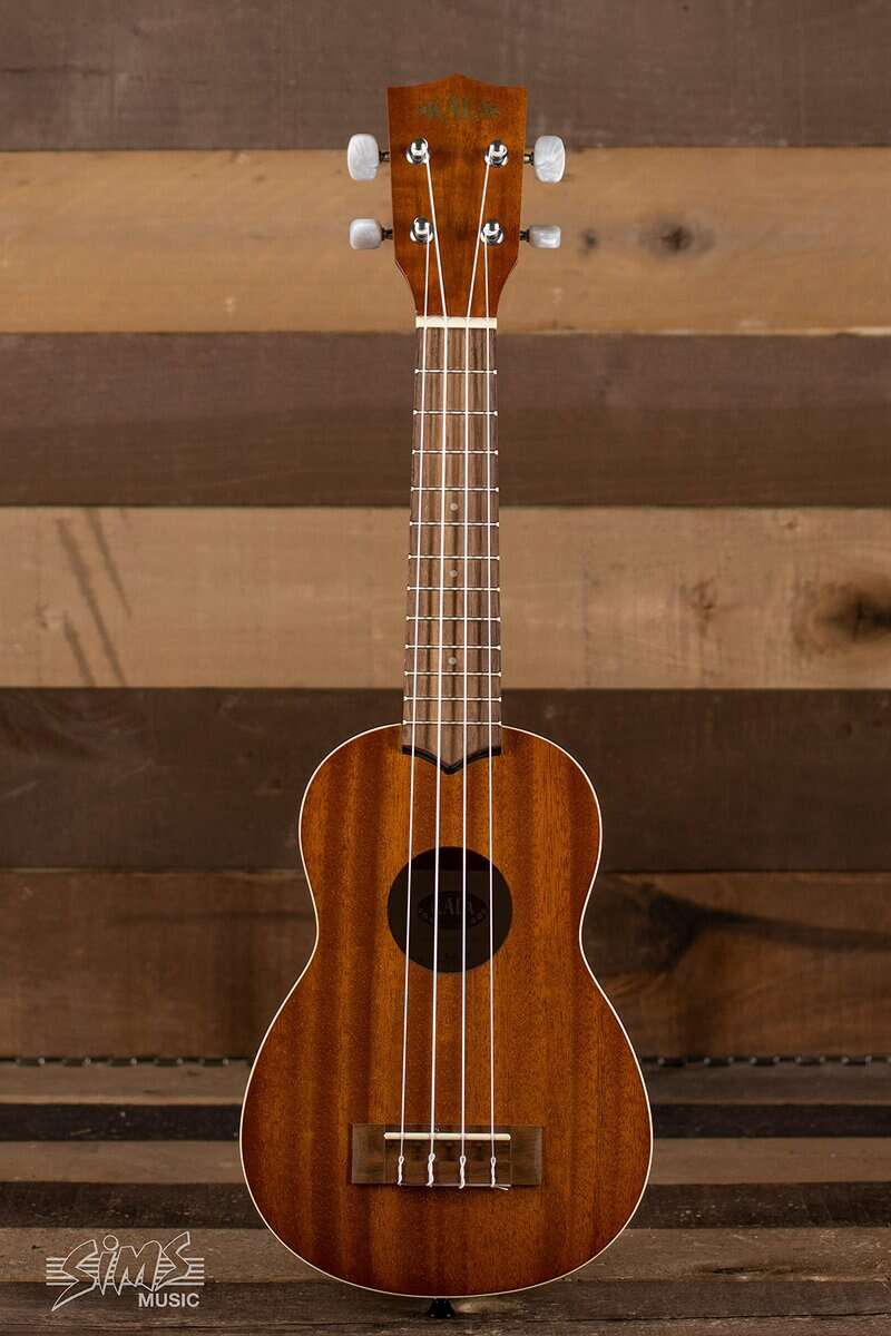 Ukulele Soprano Kala de caoba satinada con Ribete Blanco - Imagen 4