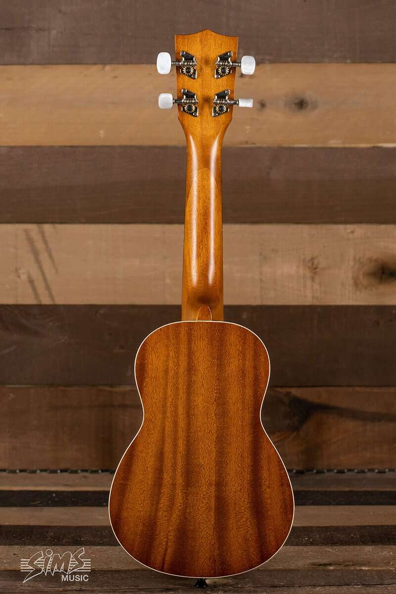 Ukulele Soprano Kala de caoba satinada con Ribete Blanco - Imagen 5