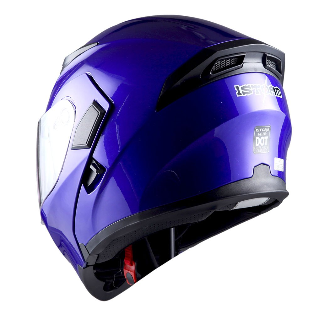 1Storm Casco Modular de Cara Completa con -Azul Brillante - Imagen 8