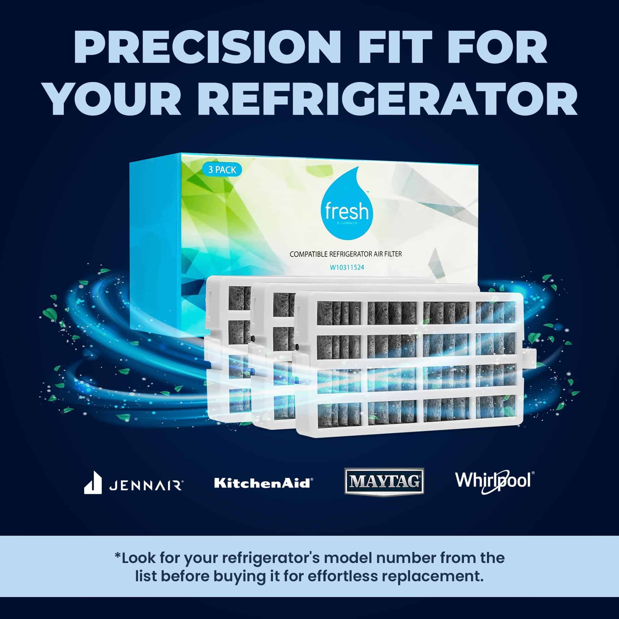 Filtro de aire para refrigerador W10311524 Fresh de - Imagen 3