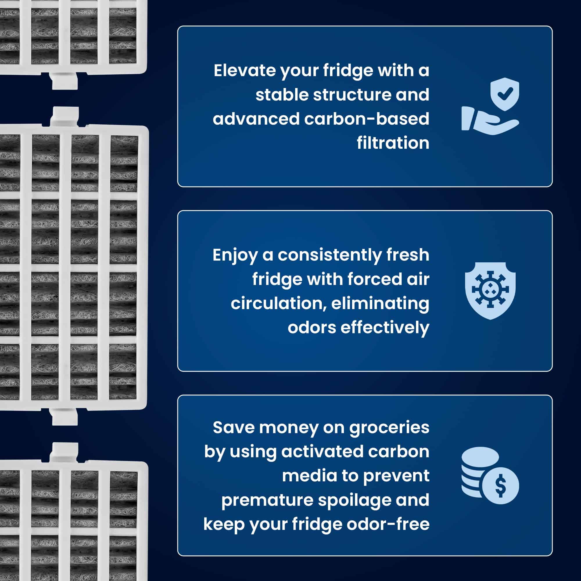 Filtro de aire para refrigerador W10311524 Fresh de - Imagen 6
