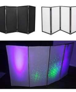 HECASA DJ Plegable Fondo Portátil Pantalla de Cabina de