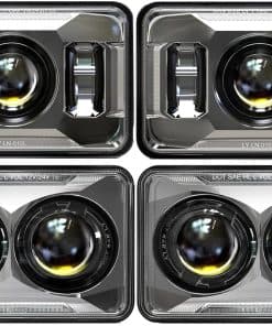 Faros LED de 4x6 pulgadas AUDEXEN 60W [Aprobado por DOT]