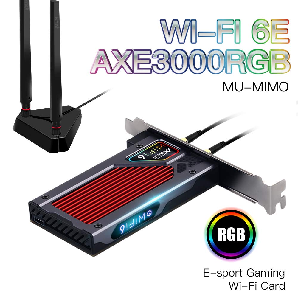 fenvi AX210 Adaptador WiFi 6E PCI-E con BT5.2 RGB Gaming - Imagen 5