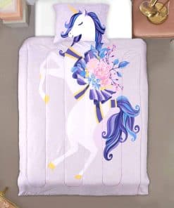 Juego de Cama Unicornio de 2 Piezas Tadpoles | 1 Edredón