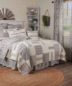 Colcha de Cama Twin Patchwork y Floral de Gray Gables, 100%