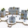 Dirt Cheap Dungeons Sistema Modular de Castillo - Set de