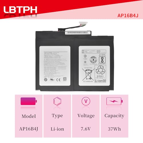 Batería de repuesto para portátil compatible LBtech AP16B4J - Imagen 3
