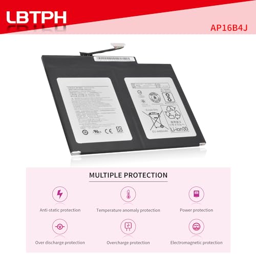 Batería de repuesto para portátil compatible LBtech AP16B4J - Imagen 6