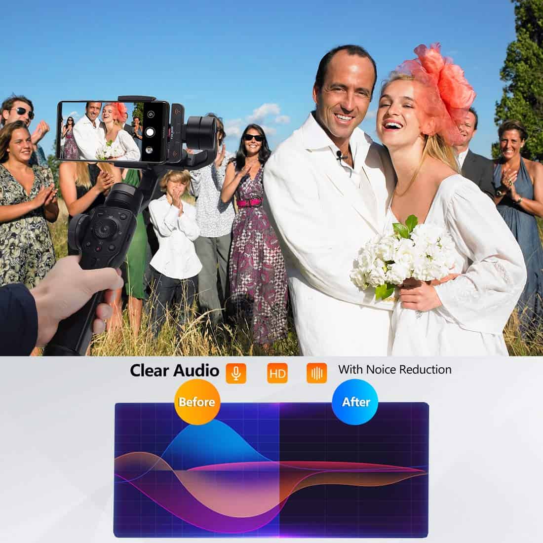 Sistema de micrófonos inalámbricos FULAIM VL1 para - Imagen 3