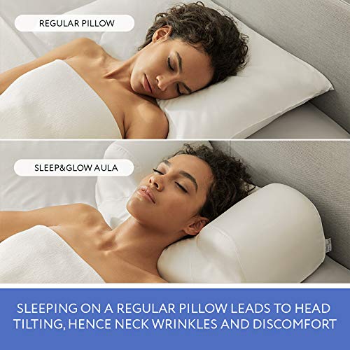 Funda de Almohada de Seda Natural Sleep & -Blanco Marfil - Imagen 3