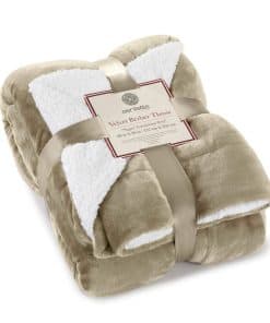 Manta de Tiro de Sherpa Genteele Suave y Reversible Ultra