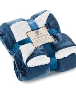 Manta Sherpa Genteele Súper Suave Reversible Ultra Lujosa