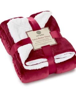 Manta de Felpa Sherpa Genteele Extra Suave Reversible Ultra