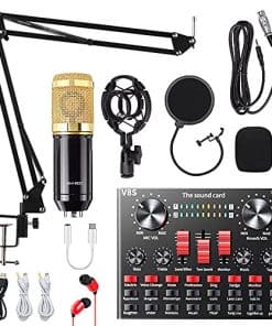 Paquete de Equipos de Podcast ALPOWL, Micrófono Condensador