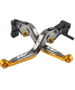 Juego de Palancas de Freno y Embrague Plegables y -Titanio+O