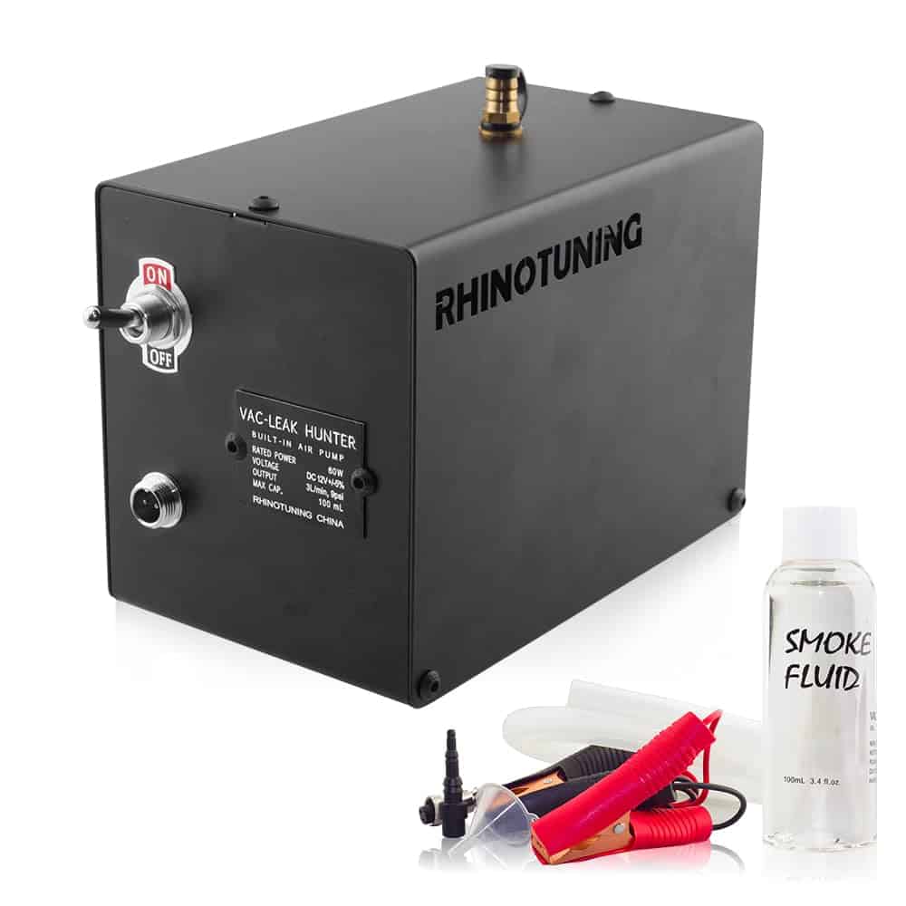 RTRHINOTUNING Probador de Humo Automotriz con Bomba de Aire