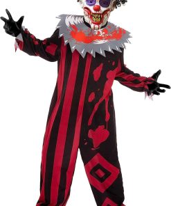 Disfraz de Payaso Asesino de Halloween para Niños de