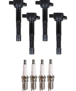 Pack de 4 Bobinas de Encendido con Bujías Compatible con