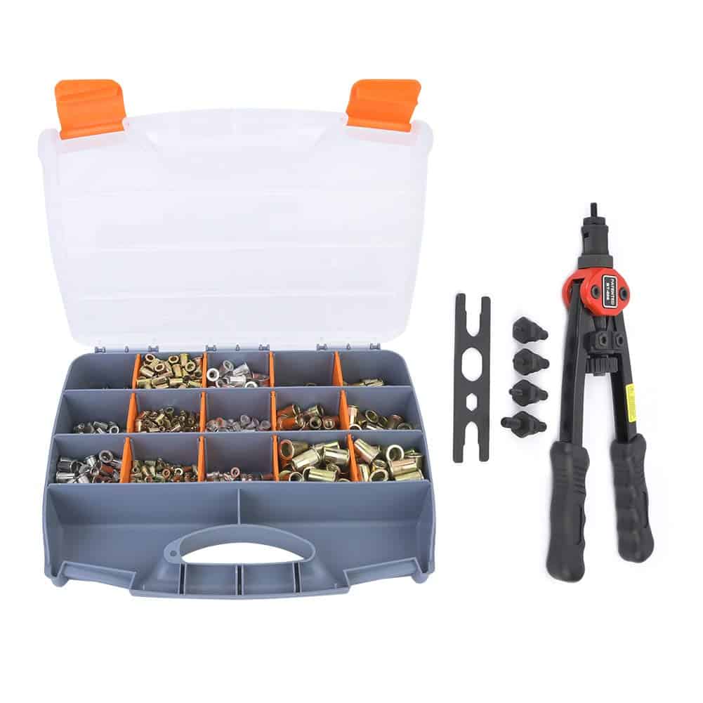 Kit de 900pcs de Remache Tuerca ViaGasaFamido con Juego de