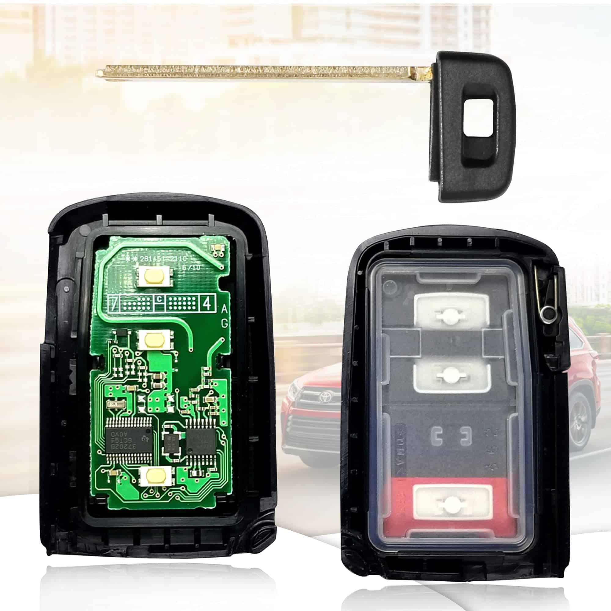 Llavero Remoto sin Llave VOFONO apto para Toyota Highlander - Imagen 5