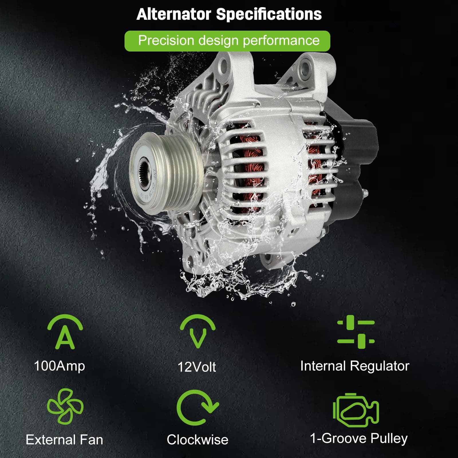 Alternador SCITOO 37300-2G150 Compatible con Hyundai Sonata - Imagen 6