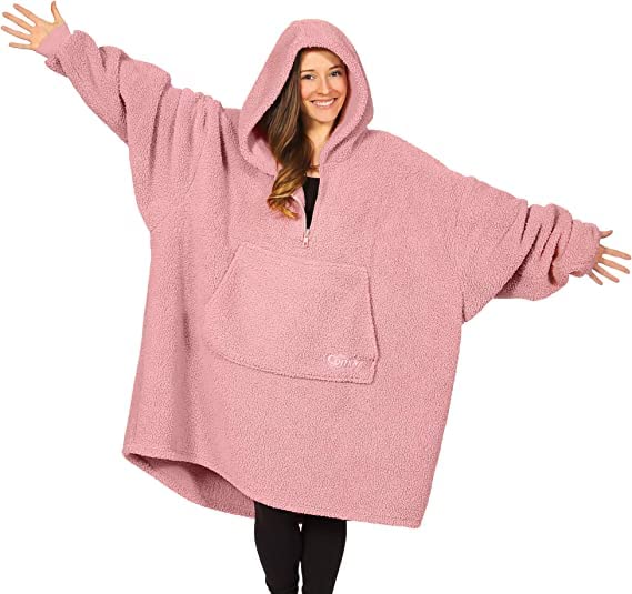 THE COMFY Teddy Bear Quarter-Zip | Manta portátil de forro - Imagen 10