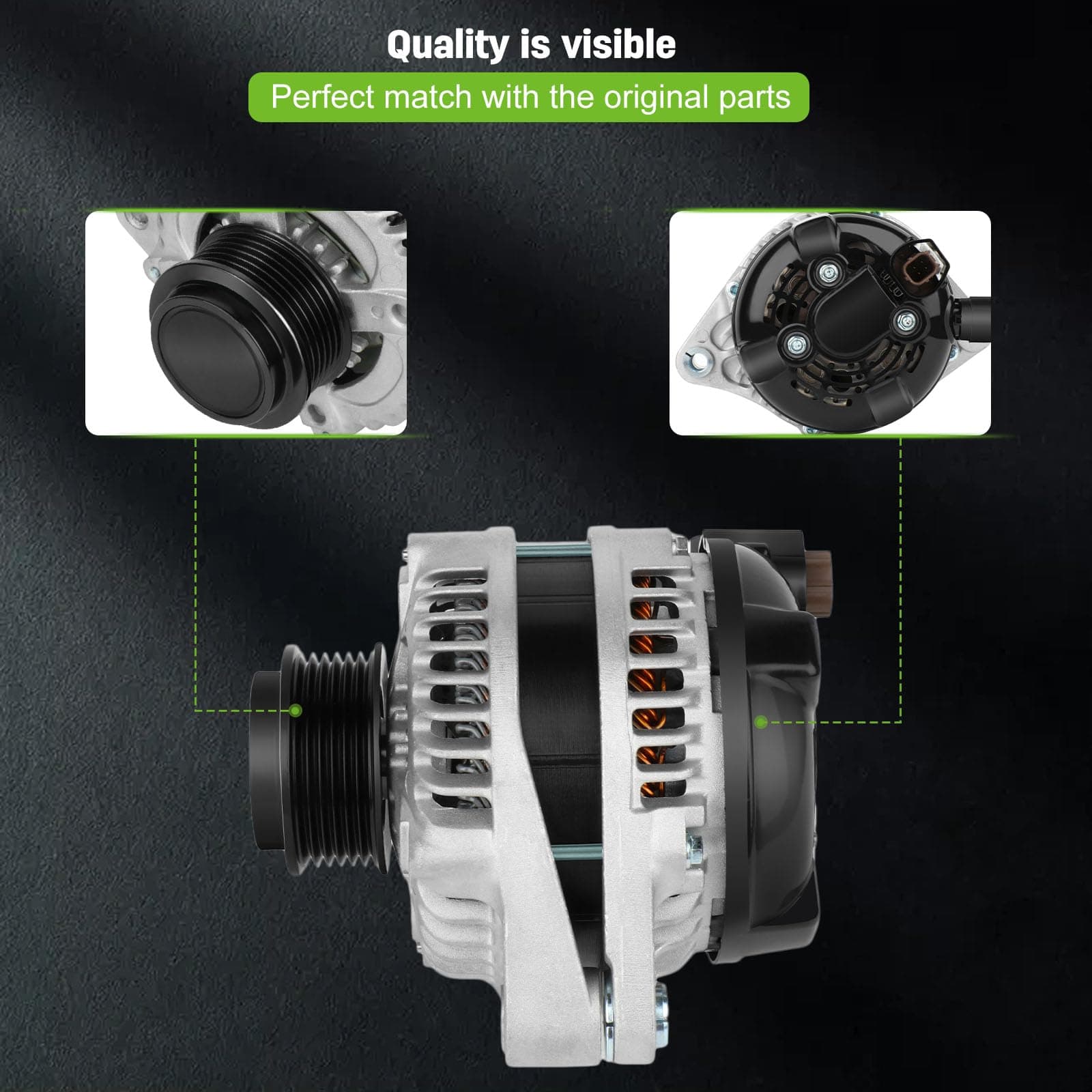 Alternador SCITOO 9764219-124 Compatible con Honda Pilot - Imagen 3