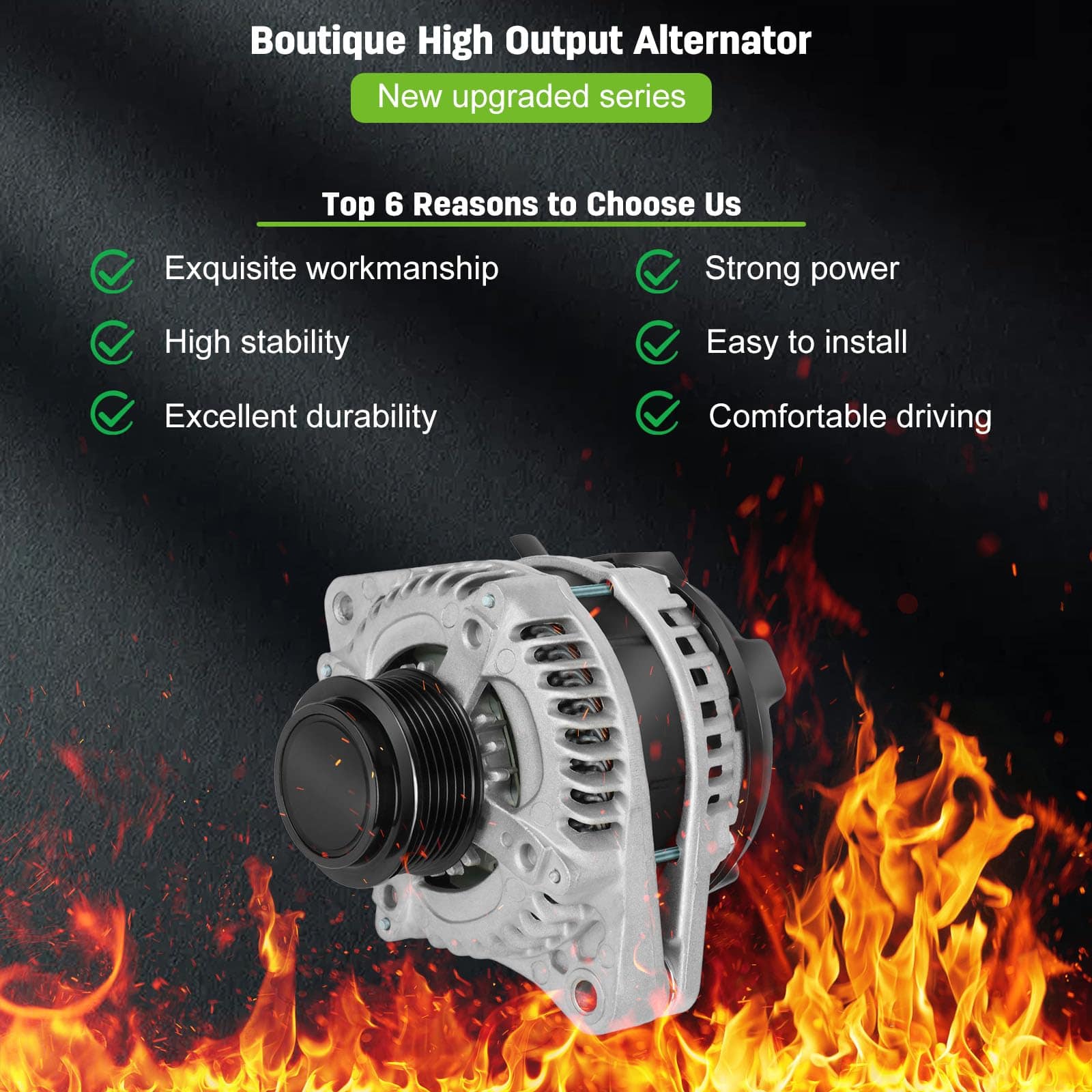 Alternador SCITOO 9764219-124 Compatible con Honda Pilot - Imagen 4