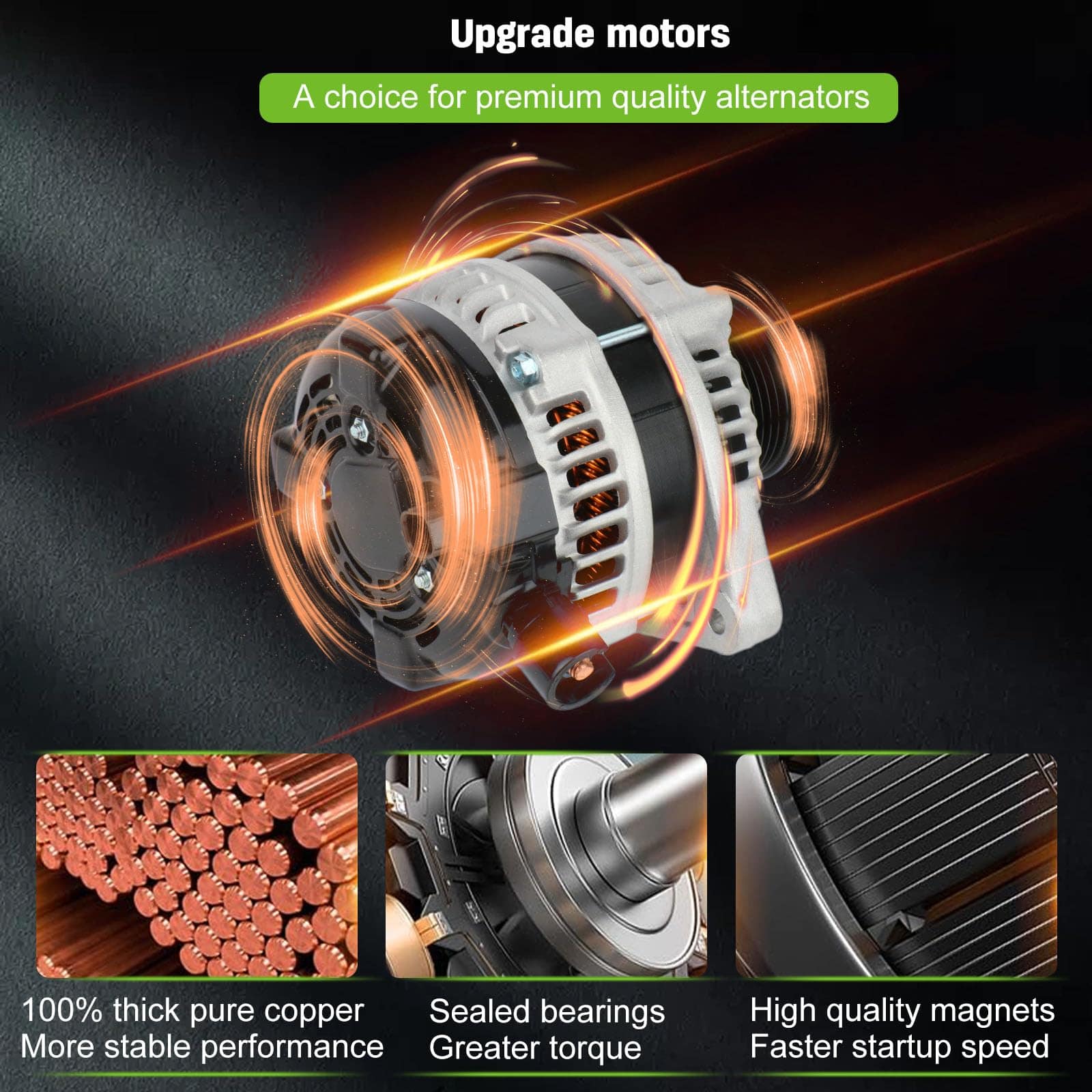 Alternador SCITOO 9764219-124 Compatible con Honda Pilot - Imagen 6