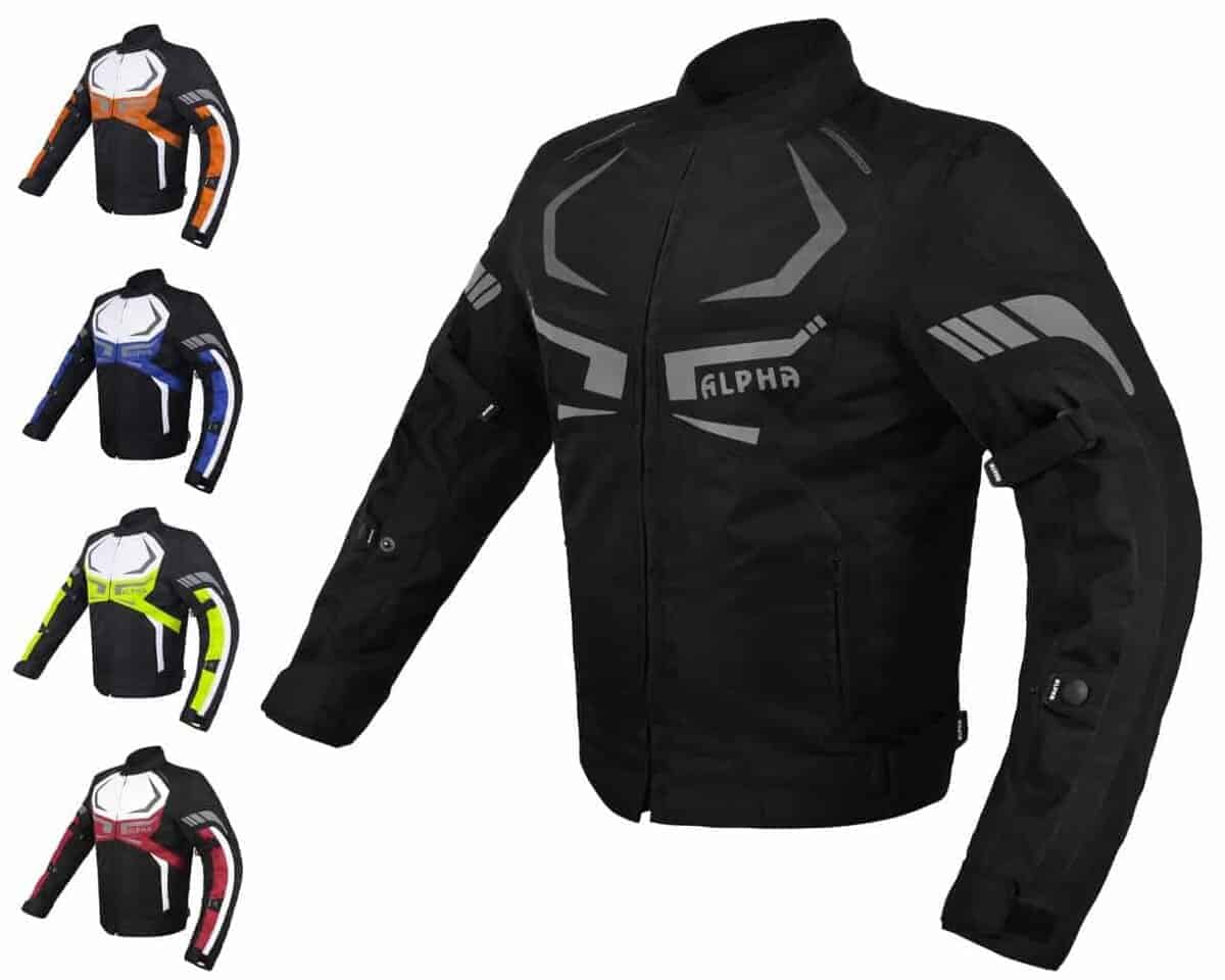 CHAQUETA DE MOTOCICLETA PARA HOMBRES CON REVESTIMIENTO CE - Imagen 8