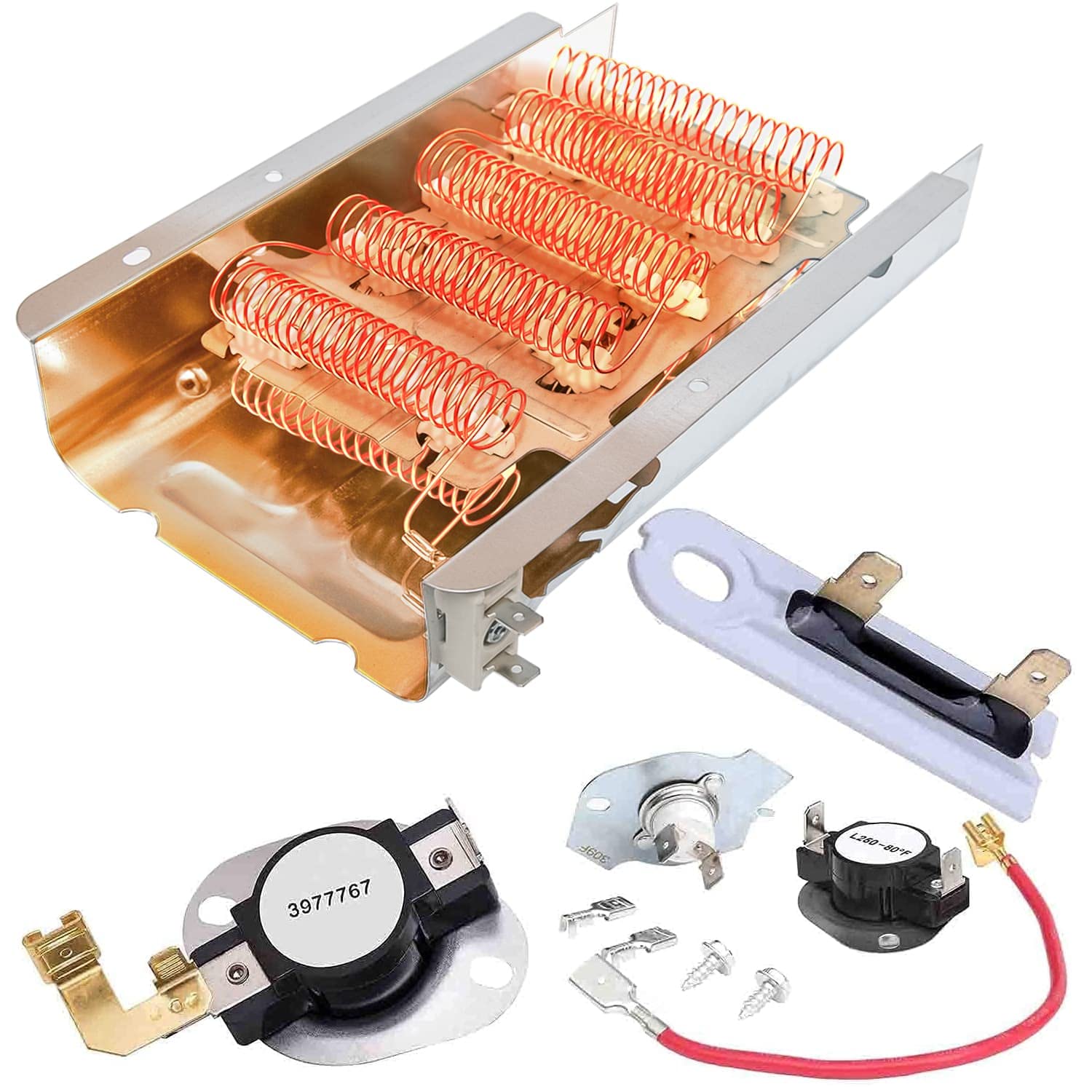 279838 Elemento Calefactor para Secadora, 3392519 Fusible