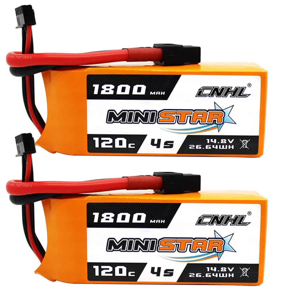 Batería Lipo CNHL 1800mAh 4S 14.8V 120C con Conector XT60