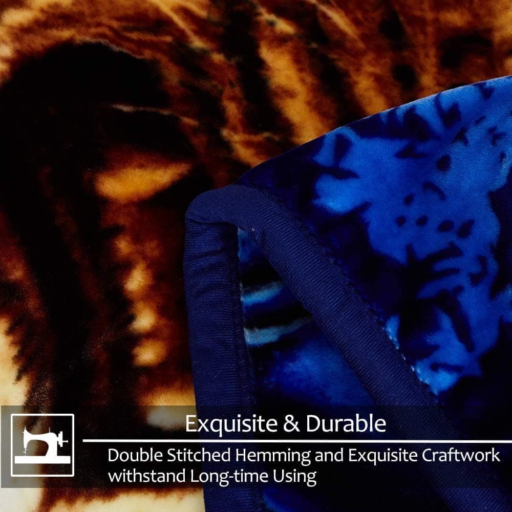 Manta de Felpa Falsa JYK Coreana 83" X 91", 5.7 LB - 2 - Imagen 9