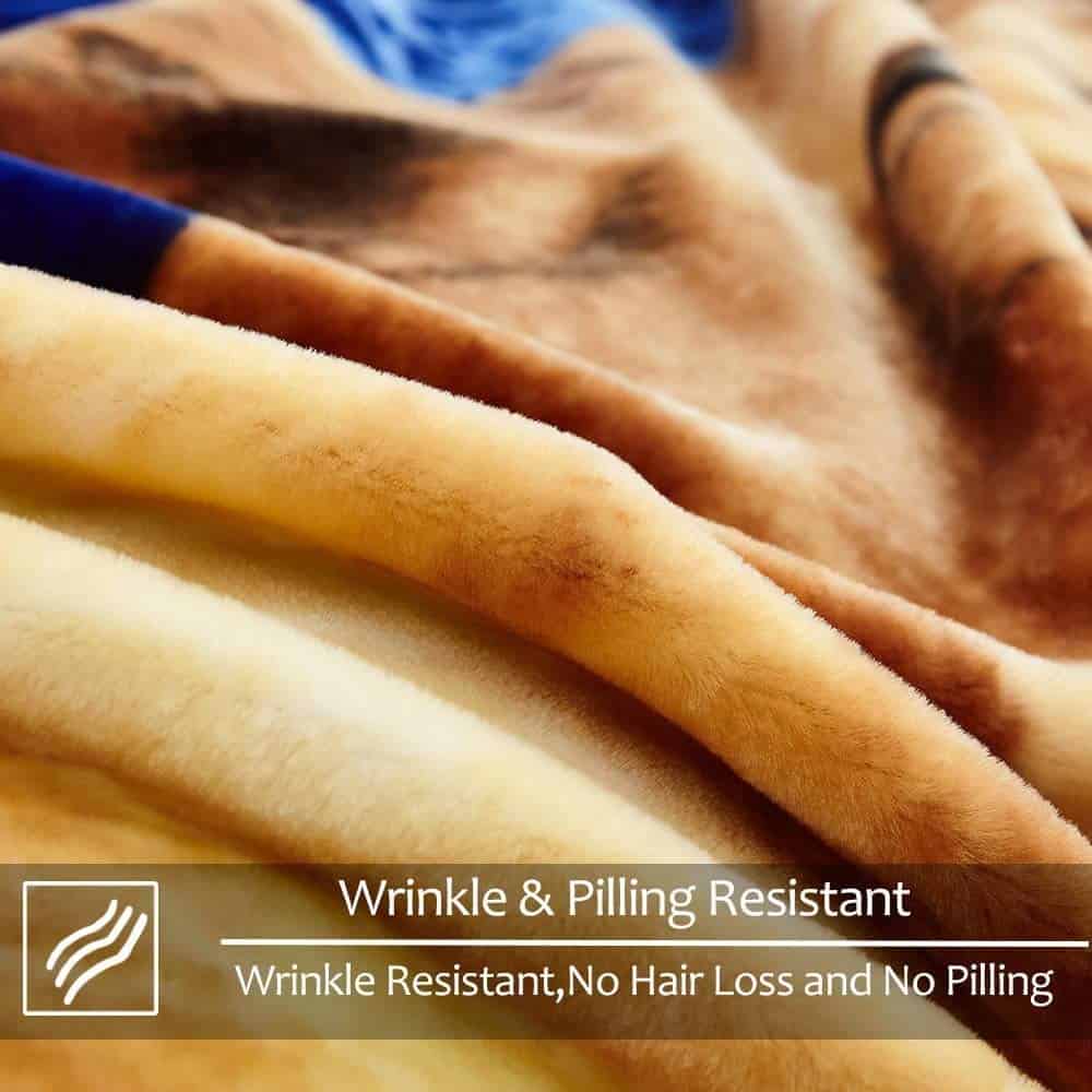 Manta de Felpa Falsa JYK Coreana 83" X 91", 5.7 LB - 2 - Imagen 8