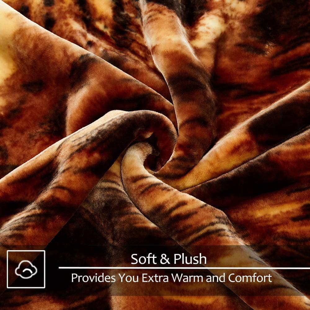 Manta de Felpa Falsa JYK Coreana 83" X 91", 5.7 LB - 2 - Imagen 7