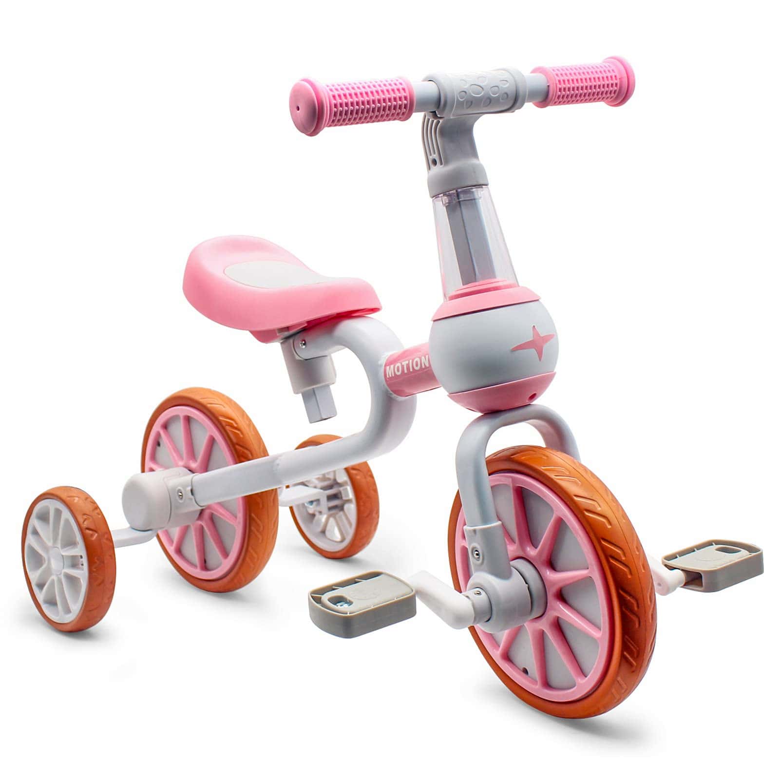XIAPIA 3 en 1 Bicicleta para Niñas de 2-4 Años, Triciclo