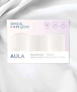 Funda de Almohada Sleep & Glow Aula Tencel para Cabello y