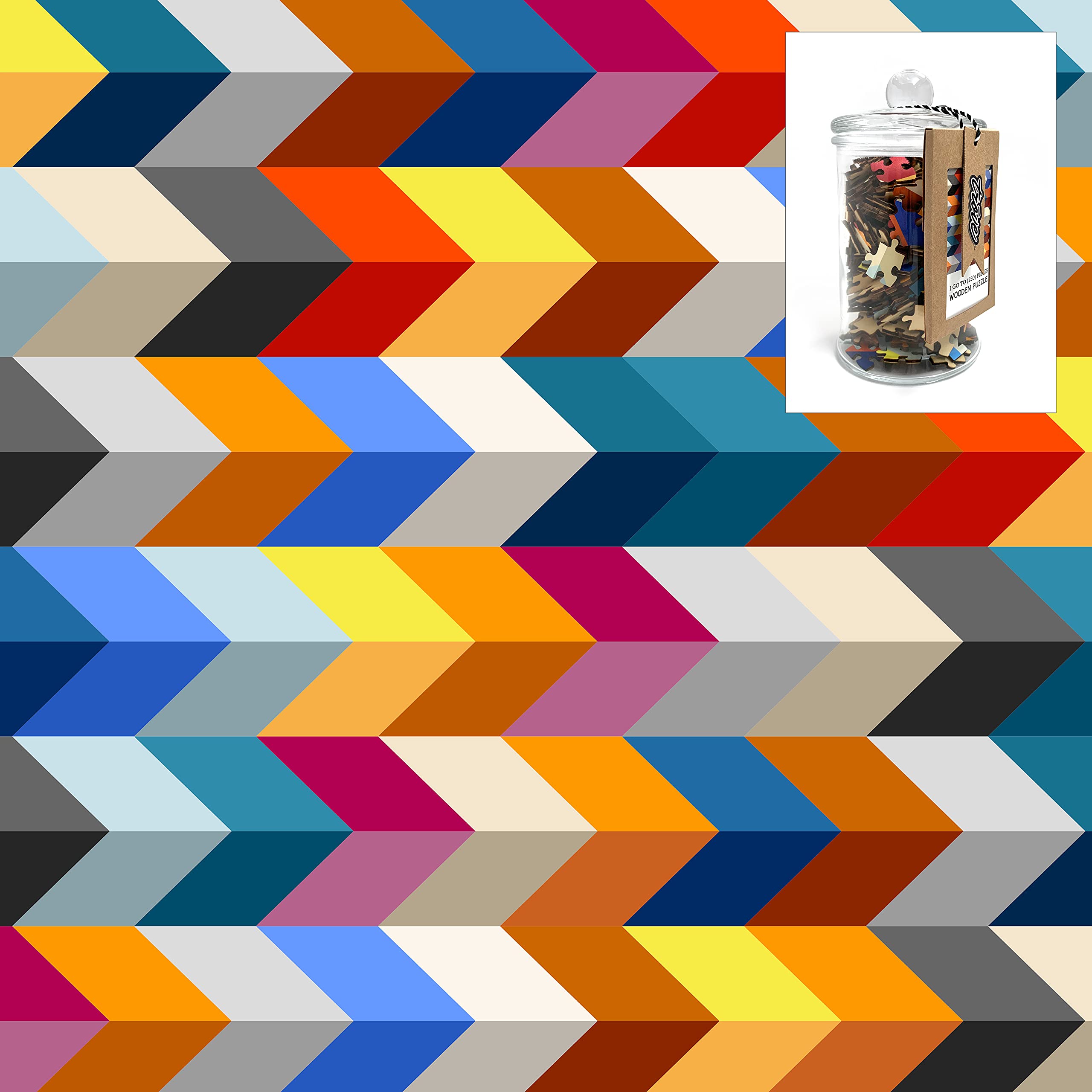 Rompecabezas de madera TROVE - I Go to Pieces -Multicolor