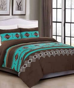 Juego de Edredón Occidental/Suroeste Nativo Americano de 3